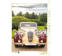Puzzle · Lagonda 2,6 litres Drophead Coupé (Royaume-Uni, 1948 | Peinture bicolore haut de gamme, avec une imposante calandre et… · 2000 pièces · Format assemblé 90 × 67 cm · CALVENDO Puzzle