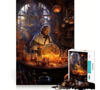 Puzzle L'Alchimiste pour Adolescents 1000 pièces, Jouet de logique Pure, décoration Murale Calme et épurée 38x26cm