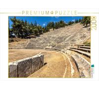 Puzzle · L'ancien théâtre d'Argos, creusé dans la Roche, pouvait accueillir | 20 000 spectateurs, Argolide, Péloponnèse, Grèce · 2000 pièces · Format assemblé 90 × 67 cm · CALVENDO Puzzle
