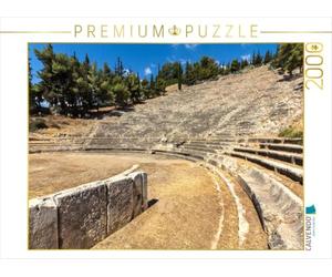 Puzzle · L'ancien théâtre d'Argos, creusé dans la Roche, pouvait accueillir | 20 000 spectateurs, Argolide, Péloponnèse, Grèce · 2000 pièces · Format assemblé 90 × 67 cm · CALVENDO Puzzle