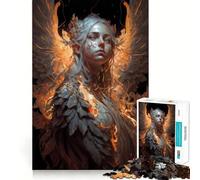 Puzzle L'Ange des Ténèbres 1000 pièces pour Adultes,Jeu de mémoire Stimulant,qualité Professionnelle,activité de découpage conviviale et chaleureuse (50x75cm)