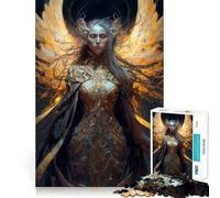Puzzle L'Ange des Ténèbres pour Adolescents 1000 pièces,Jeu de réflexion Amusant,Connexion Fluide et agréable,Une façon captivante de Passer Le Temps (38x52cm)