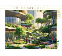 Puzzle · L'animation Urbaine | Des oasis de verdure · 1000 pièces · Format assemblé 64 × 48 cm · CALVENDO Puzzle