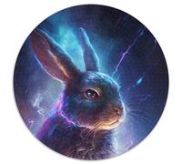 Puzzle Lapin Magique pour Adultes 1000 Pièces Puzzles pour Adultes Casse-tête Défi, Activité Familiale, Décoration Intérieure, Cadeau de Noël (67,5x67,5cm)