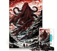 Puzzle l'appel de Cthulhu pour Adolescents, 1000 pièces, stimule la mémoire, Passe-Temps, Bords Nets, Joli Cadeau 50x75cm