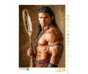 Puzzle · l'appel du Guerrier Sauvage | 1000 pièces · Format assemblé 64 × 48 cm · CALVENDO Puzzle