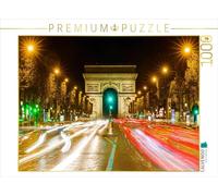 Puzzle · L'Arc de Triomphe à Paris la nuit | 1000 pièces · Format assemblé 64 × 48 cm · CALVENDO Puzzle