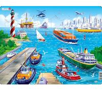 Puzzle Larsen motif Port Harbour 35 pièces