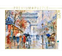 Puzzle · L'avenue des Champs-Élysées, avec Vue sur l'arc de Triomphe à | Paris · 1000 pièces · Format assemblé 64 × 48 cm · CALVENDO Puzzle