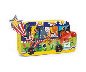 Puzzle Le bus arc-en-ciel - 16 pièces colorées pour enfants