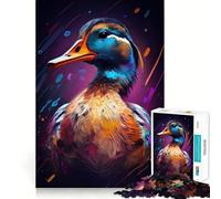 Puzzle Le Canard Bavard 1000 pièces pour Adultes Stimule la mémoire Moment de détente Assemblage d'image Belle œuvre d'art 38x52cm