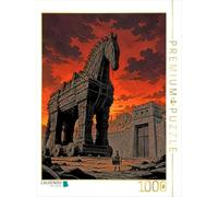 Puzzle · Le Cheval de Troie | Ce que l'on croyait être un cadeau de paix de la part des Grecs… · 1000 pièces · Format assemblé 64 × 48 cm · CALVENDO Puzzle