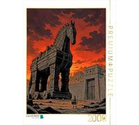 Puzzle · Le Cheval de Troie | Ce que l'on croyait être un cadeau de paix de la part des Grecs… · 2000 pièces · Format assemblé 90 × 67 cm · CALVENDO Puzzle