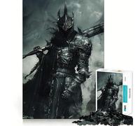 Puzzle Le Chevalier Fantôme 1000 Pièces pour Adolescents Jeu de Logique Solide Activité à Domicile Bords Transparents Cadeau Précieux 50x75cm