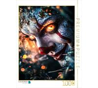 Puzzle · Le Clown ne venait Que la Nuit, Quand la Chambre d'enfant était | sombre · 1000 pièces · Format assemblé 64 × 48 cm · CALVENDO Puzzle