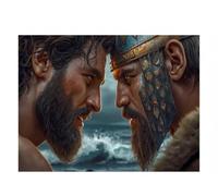 Puzzle · Le débarquement sur l'île des Kikones | Le voyage d'Ulysse · dangers, tentations, destin · 1000 pièces · Format assemblé 64 × 48 cm · CALVENDO Puzzle