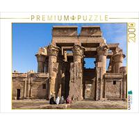 Puzzle · Le double temple de Kom Ombo | Ce n'est que tôt le matin qu'il n'y a pas de touristes · 2000 pièces · Format assemblé 90 × 67 cm · CALVENDO Puzzle