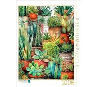 Puzzle · Le faste Succulent | Aventure au paradis des cactus · 1000 pièces · Format assemblé 64 × 48 cm · CALVENDO Puzzle