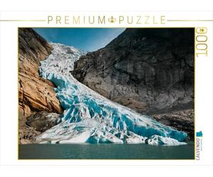 Puzzle · Le Glacier de Briksdal - l'une des Attractions de la région de | Sogn et Fjordane · 1000 pièces · Format assemblé 64 × 48 cm · CALVENDO Puzzle