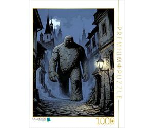 Puzzle · Le Golem de Prague | Sculpté dans la boue de la Moldau pour protéger les innocents… · 1000 pièces · Format assemblé 64 × 48 cm · CALVENDO Puzzle