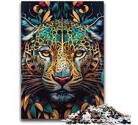 Puzzle Le Jaguar rusé pour Adultes et Adolescents, Jouet éducatif et décompressant, Cadeau du Père Noël Secret (70x100cm)