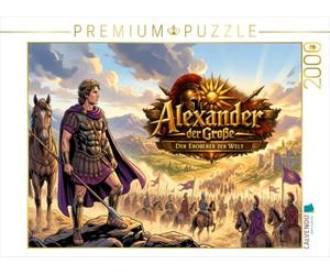 Puzzle · Le Jeune Roi rêve d'un Empire Mondial | Alexandre le Grand · Le conquérant du monde · 2000 pièces · Format assemblé 90 × 67 cm · CALVENDO Puzzle
