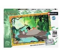 Nathan - Puzzle enfants - 250 pièces - Le Livre de la Jungle - Disney - Filles ou garçons dès 8 ans - Puzzle de qualité supérieure - Carton épais et résistant - Livre de la Jungle - 86222