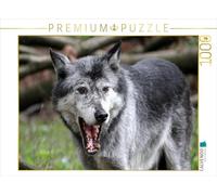 Puzzle · Le Loup Gris - Le Chasseur des Rocheuses | 1000 pièces · Format assemblé 64 × 48 cm · CALVENDO Puzzle