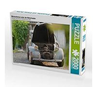 Puzzle · Le minimalisme sous Le Capot | Citroën 2CV · 2000 pièces · Format assemblé 90 × 67 cm · CALVENDO Puzzle