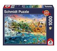 Schmidt-Spiele Puzzle Animal Kingdom 58324 Qualité premium 1000 pièces