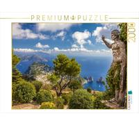 Puzzle · Le Monte Solaro et la Statue d'Auguste à Capri | Depuis le sommet de la montagne, l'empereur romain contemple la… · 2000 pièces · Format assemblé 90 × 67 cm · CALVENDO Puzzle