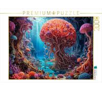 Puzzle · Le mycélium Marin : Un récif corallien-fongique Lumineux dans Le | silence des profondeurs · Issu de l'univers surréaliste des… · 2000 pièces · Format assemblé 90 × 67 cm · CALVENDO Puzzle