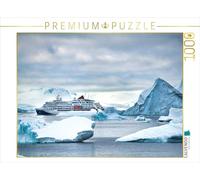 Puzzle · Le Navire d'expédition HANSEATIC Nature dans la Baie du Paradis | sur la péninsule Antarctique · Un paquebot de croisière pris… · 1000 pièces · Format assemblé 64 × 48 cm · CALVENDO Puzzle