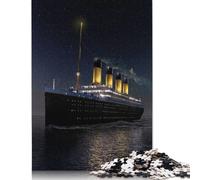 Puzzle Le Navire Qui ne coule jamais, décoration d'intérieur Unique, Puzzle en Carton 100% recyclé, pour Adultes, Enfants, Cadeaux de Noël, 1 000 pièces (38 x 26 cm)