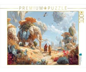 Puzzle · Le Paradis des Animaux | Un aperçu du parcours effectué · 1000 pièces · Format assemblé 64 × 48 cm · CALVENDO Puzzle