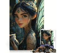 Puzzle Le Penseur et Le Chaton pour Adolescents, 1000 pièces, améliore la mémoire, Divertissement Silencieux, Bords précis, Cadeau Artistique 50x75cm