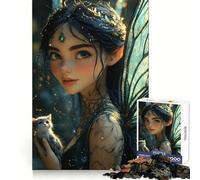 Puzzle Le Penseur et Le Chaton pour Adolescents, 1000 pièces, Jouet d'entraînement cérébral, Image Simple et Amusante à Assembler, Cadeau précieux 38x26cm