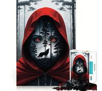 Puzzle Le Petit Chaperon Rouge pour Adolescents 1000 pièces Décoration Murale apaisante et Amusante aux découpes nettes (50x75cm)