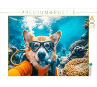 Puzzle · Le Petit Explorateur des océans | Chien cherche aventure sous-marine · 1000 pièces · Format assemblé 64 × 48 cm · CALVENDO Puzzle