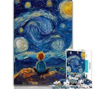 Puzzle Le Petit Prince du Ciel Nocturne pour Adolescents 1000 pièces, pour Jeu éducatif, Jouet, décoration d'intérieur Unique et Cadeaux (75x50cm)