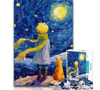Puzzle Le Petit Prince Renard 1000 pièces pour Adolescents, Jouet éducatif et décompressant, idéal comme Cadeau, 38x26cm