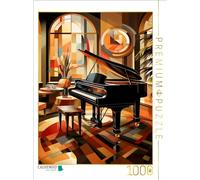 Puzzle · Le Piano à Queue, Une symphonie visuelle | 1000 pièces · Format assemblé 64 × 48 cm · CALVENDO Puzzle