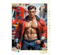 Puzzle · Le Pompier | Des mecs bien en chair · 1000 pièces · Format assemblé 64 × 48 cm · CALVENDO Puzzle