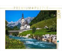 Puzzle · Le Printemps à Ramsau | Une chaude matinée de printemps à Ramsau, dans la région de… · 1000 pièces · Format assemblé 64 × 48 cm · CALVENDO Puzzle