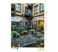Puzzle · Le Printemps sous Verre | Un motif du calendrier Où les villes respirent · Oasis urbaines… · 1000 pièces · Format assemblé 64 × 48 cm · CALVENDO Puzzle