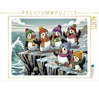 Puzzle · Le Puffin Te Fait découvrir Les Couleurs du Monde | Les drôles de macareux · 1000 pièces · Format assemblé 64 × 48 cm · CALVENDO Puzzle
