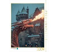 Puzzle · Le réveil du Dragon de feu | Une aventure fantastique et magique · 2000 pièces · Format assemblé 90 × 67 cm · CALVENDO Puzzle