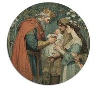 Puzzle Le Roi confie Son bébé à Un Couple pauvre pour Adultes,1000pcs (67.5x67.5cm),Jeu ÉduChatif,décoration De La Maison,