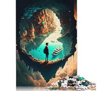 Puzzle « Le Sabbat des Sorcières » 500 pièces pour Adultes, Puzzles en Bois Difficiles, Jeu éducatif, Jouet de défi, 500 pièces (52 x 38 cm)