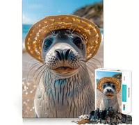 Puzzle Le Sceau au Chapeau de Paille pour Adolescents, 1000 pièces, renforce la mémoire, Passe-Temps apaisant, qualité supérieure, Cadeau Festif (50x75cm)
